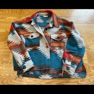 Urban Hippie Aztec Print Jacket